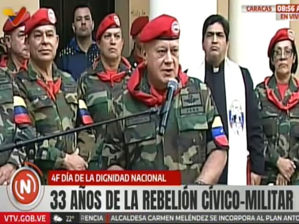 Primer Vpdte. del PSUV: Nosotros salimos a reivindicar de manera consciente el 4 de febrero