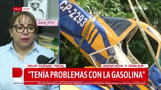 ​Piloto de la avioneta que cayó por San Aurelio está consciente, pero médicos indicaron que tiene una fisura de costilla