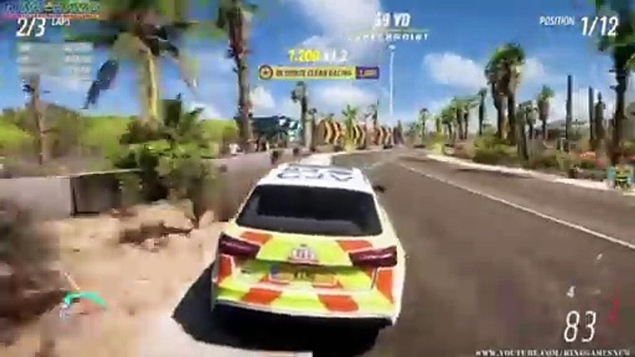 police car audi racing gameplay forza horizon 5 simulator gameplay