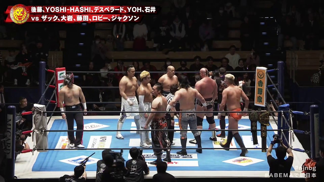 Tomohiro Ishii, YOH, El Desperado, YOSHI-HASHI and Hirooki Goto vs Hartley Jackson, Robbie Eagles, Kosei Fujita, Ryohei Oiwa and Zack Sabre Jr.: NJPW Road to THE NEW BEGINNING（2/3/25）