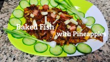 Baked Fish with Pineapple