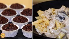 Penne poulet fromage,  Muffins au chocolat - Koujinetna Haka 4 Ep 68