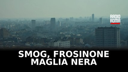Smog nelle città, Frosinone maglia nera 68 giorni di sforamenti