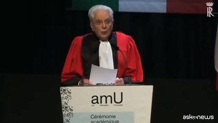 Mattarella: aggressione russa all'Ucraina come progetto Terzo Reich