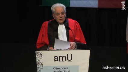 Mattarella: aggressione russa all'Ucraina come progetto Terzo Reich