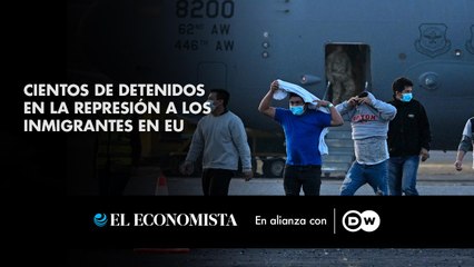 Cientos de detenidos en la represión a los inmigrantes en EU