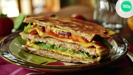 Gâteau de crêpes salé