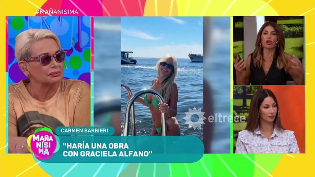 Graciela Alfano llamó en vivo y le respondió a Carmen Babieri