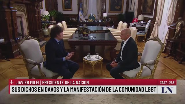 Javier Milei: Hoy el feminismo radical es hombres contra mujeres.