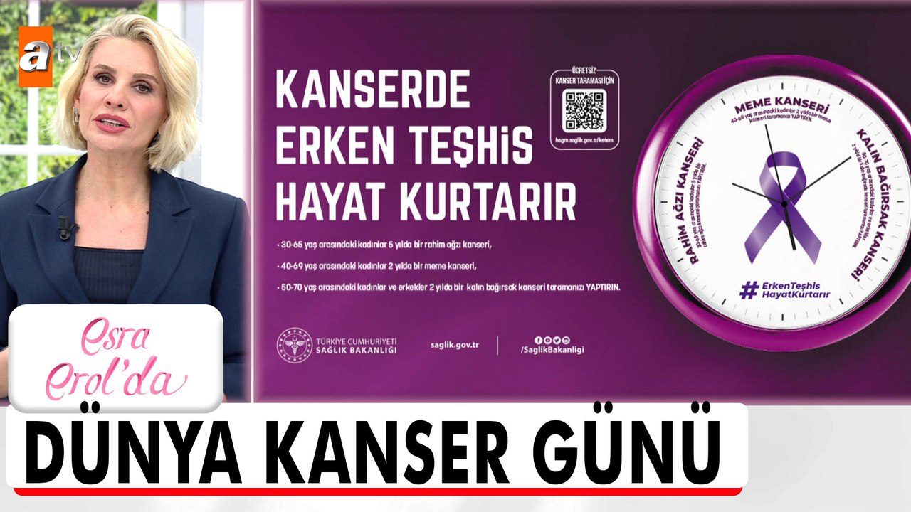 Kanserde erken teşhis hayat kurtarır! - Esra Erol'da 4 Şubat 2025