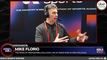 Mike Florio live at Radio Row dishes on Schottenheimer, Cowboys cheapness & more