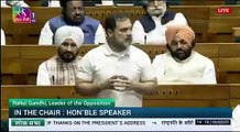 Rahul Gandhi reaction to President Adress at LokSabha