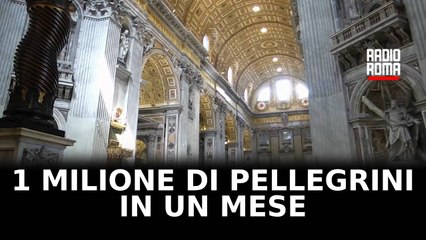 Giubileo, in un mese 1 milione di pellegrini alla Porta Santa