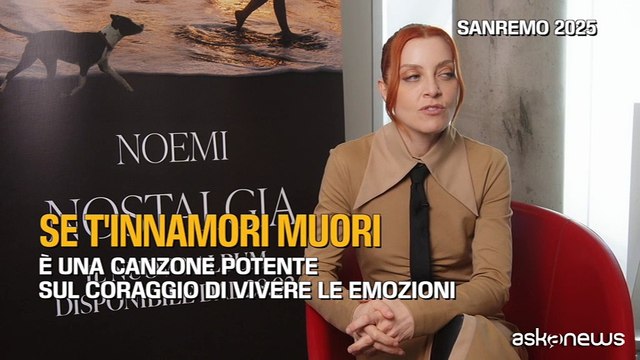 Sanremo, Noemi: un appuntamento con la mia vita sempre importante