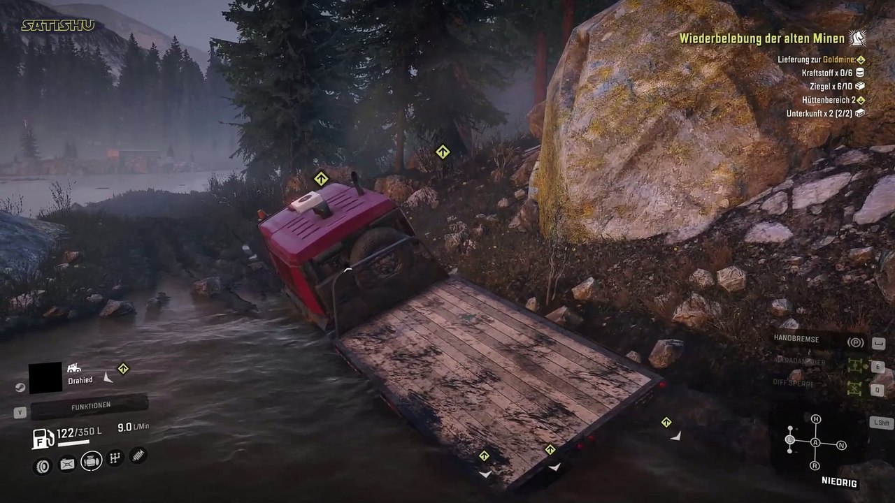 Ein paar Ziegel an die Straße stellen. | SnowRunner | Ep. 28