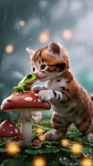 🐱 Lost Kitten’s Rainy Day Adventure 🌧️  Cute & Funny Kids Animation