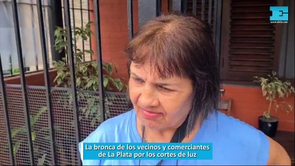 La bronca de los vecinos y comerciantes de La Plata por los cortes de luz