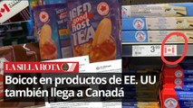 Boicot contra productos estadounidenses también ha llegado a Canadá