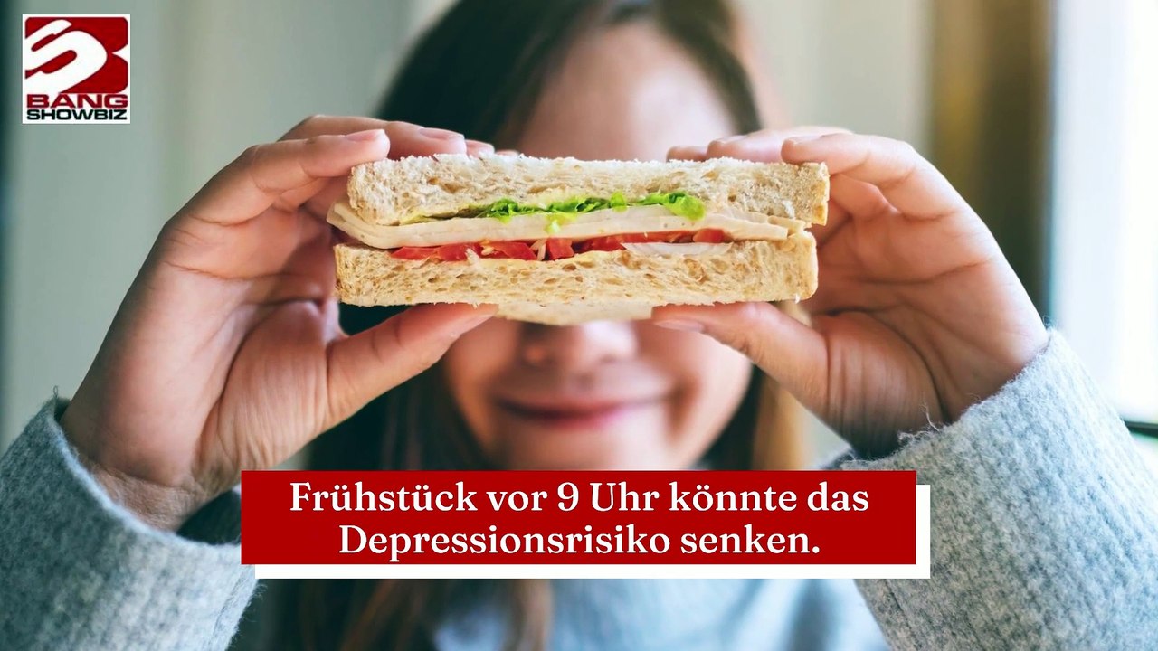 Frühstück vor 9 Uhr könnte das Depressionsrisiko senken.
