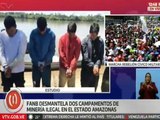 Desmantelan dos campamentos de minería ilegal en el estado Amazonas