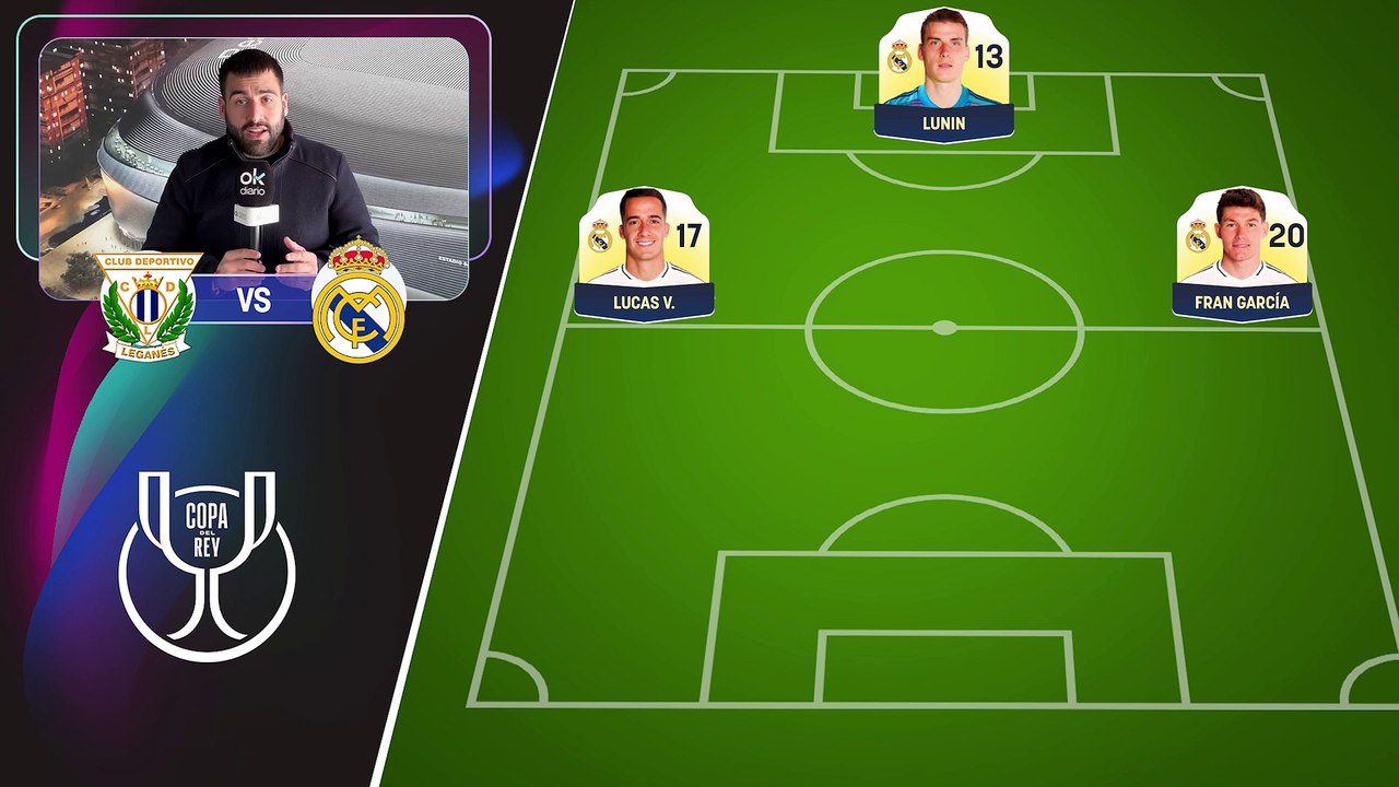 Alineación del Real Madrid contra el Leganés: Vinicius o Endrick, la duda de Ancelotti