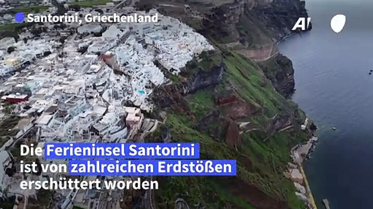 Hunderte Erdbeben: Exodus von Insel Santorini