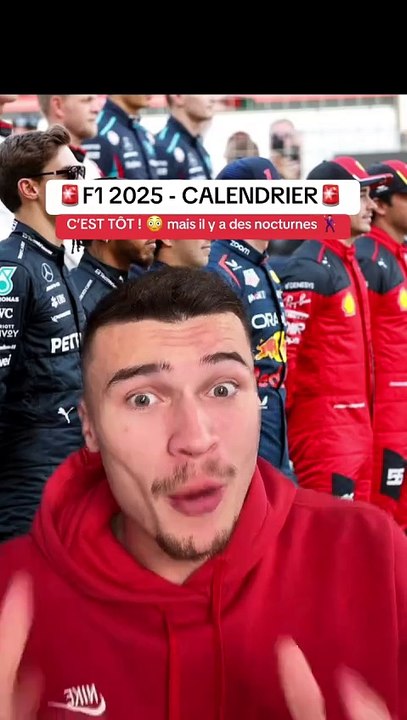 Le calendrier 2025 de Formule 1 vient de sortir ! Aie aie aie