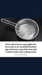 Ketika kamu marah, hanya yang seharusnya biasa saja bisa menjadi bahaya. Menenangkan diri adalah cara yang tepat sebelum kamu menunjukan respon.