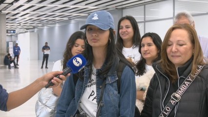 María Laura Castillero, ganadora de un Grammy arriba a Panamá