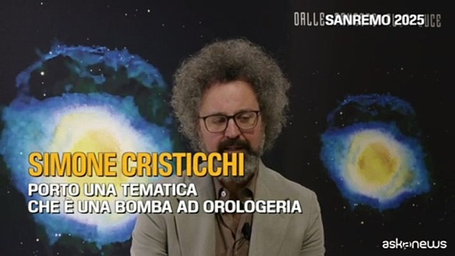 Sanremo, Simone Cristicchi porto una tematica che ? una bomba ad orologeria