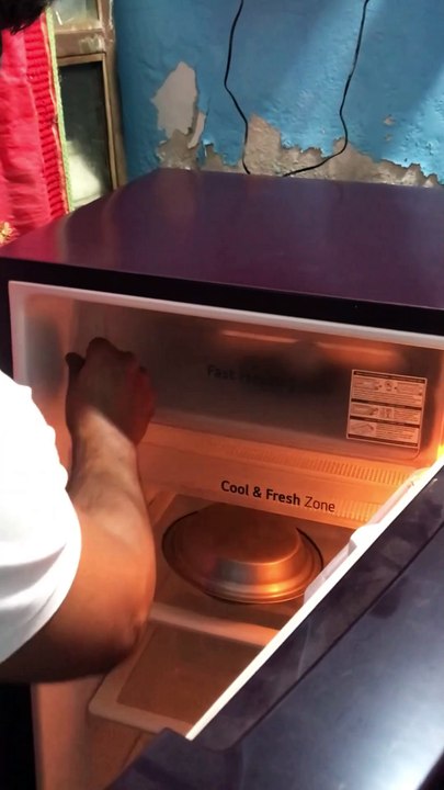 Egg experiment in freezer