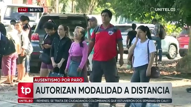 Paro de micros: Cambio de modalidad queda en manos de los directores de colegios, según instructiva de Dirección de Educación de Santa Cruz