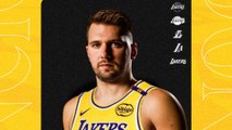 Luka Doncic NBA Mavericks to Lakers Fans