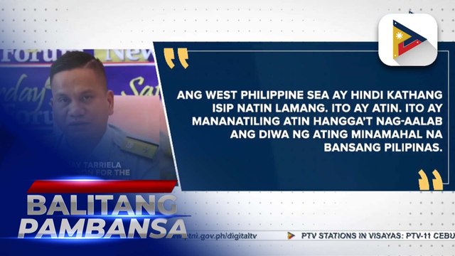 PCG spox for WPS expresses support to PBBM’s stand on WPS issue
