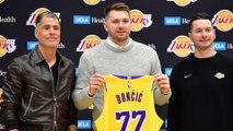 Luka Doncic NBA Mavericks to Lakers Fans