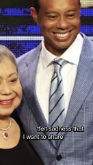 Tiger Woods Announces His Mom Kultida Has Died: 'She Was My Biggest Fan' #shorts #tigerwoods