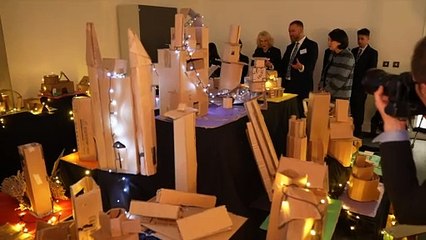 Kids perform for Camilla as she opens school in east London