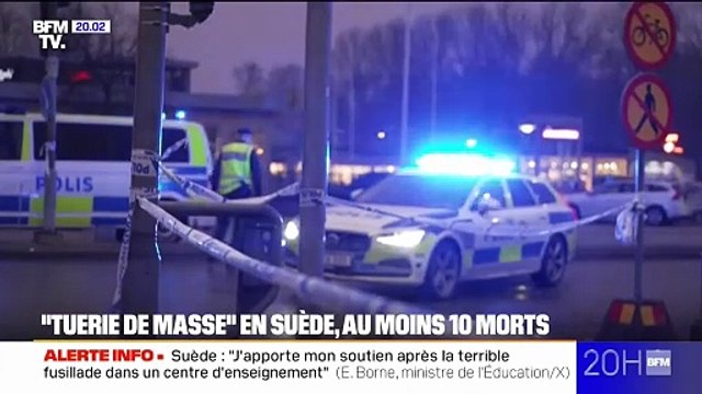 Au moins 10 morts dans une tuerie de masse en Suède: ce que l'on sait