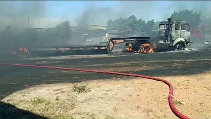 Se registra un incendio en el Parque Industrial de Santa Cruz de la Sierra
