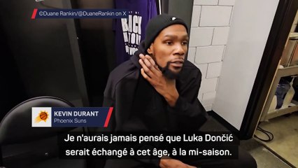 Suns - Durant choqué par l’échange Dončić/Davis : “C’était fou !”