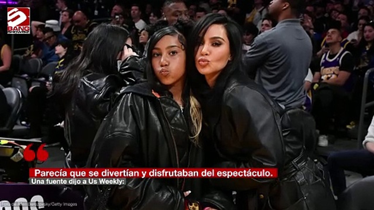 Kim Kardashian llevó a su hija a ver 'Wicked' mientras Kanye West asistía a los Grammy
