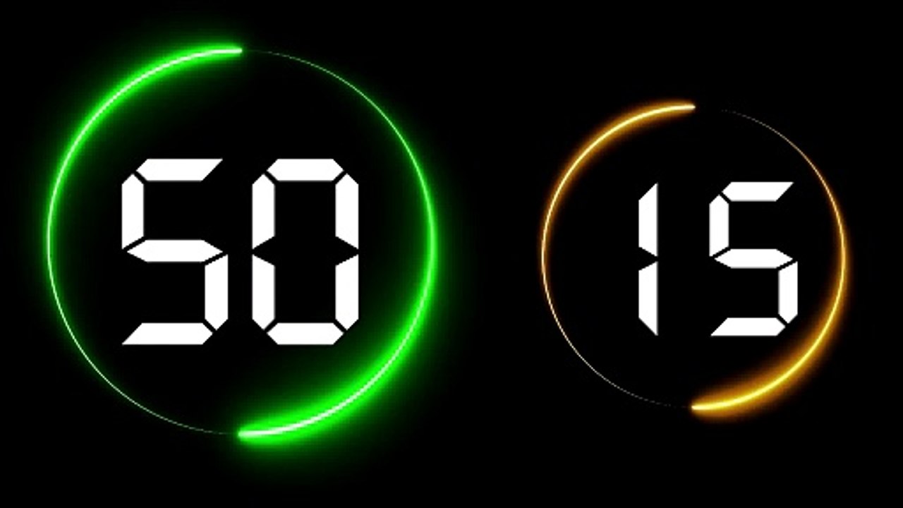Workout Timer 50/15 seconds - Relógio Regressivo Treino