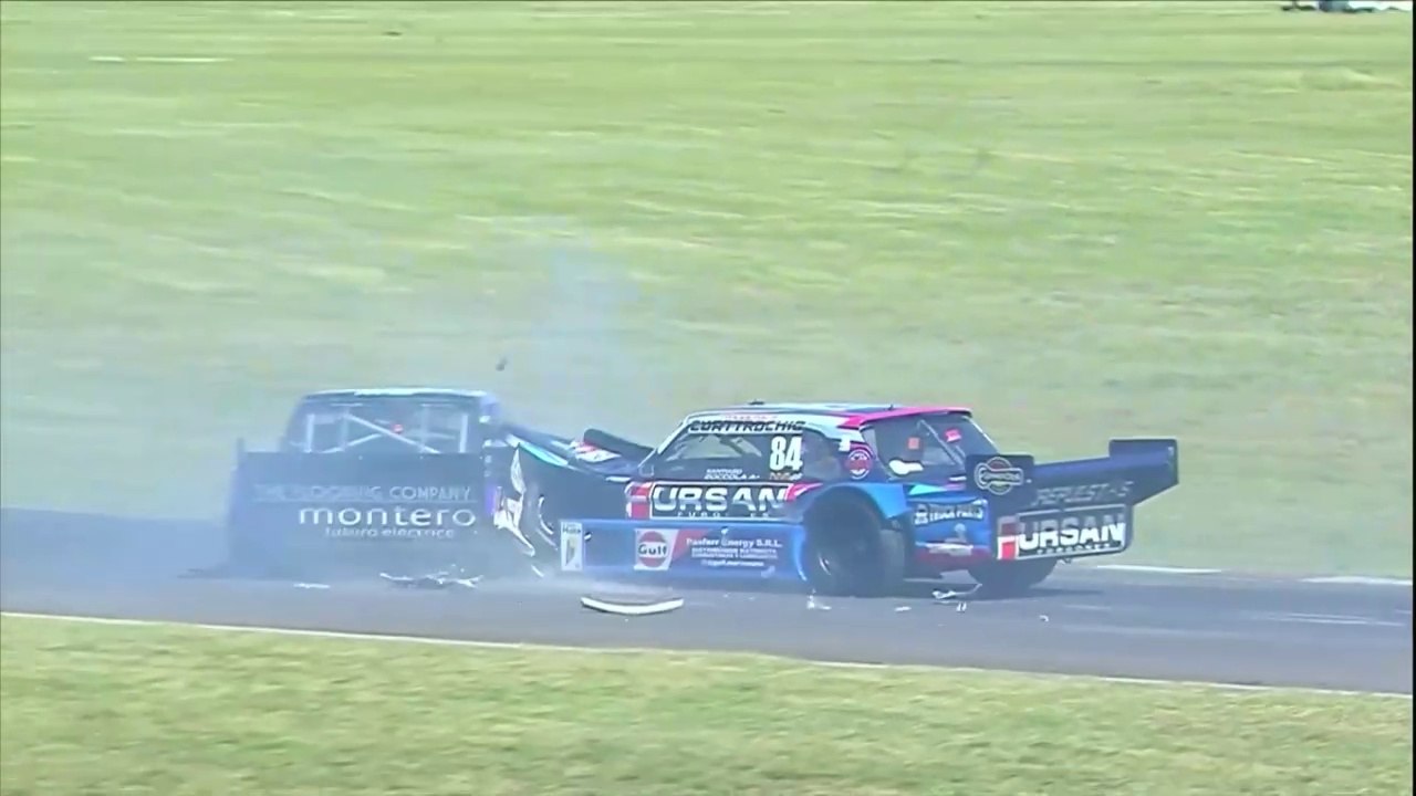 TC Pista Mouras 2025 La Plata Race 1 Start Montero Zoccola Big Crash