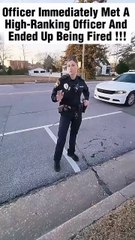Officer immediately met a high-ranking officer and ended up being fired #karensevillano #karens