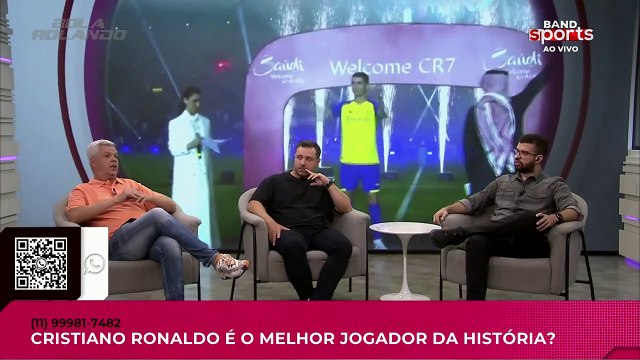 MELHOR DA HISTÓRIA? COMENTARISTA DO BOLA ROLANDO DEBATEM DECLARAÇÃO POLÊMICA DE CRISTIANO RONALDO