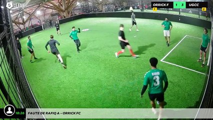 Faute de Rafiq A - Orrick Fc