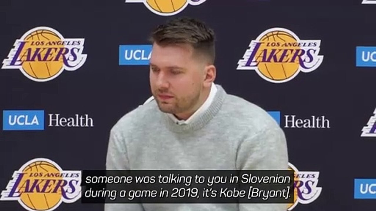 'I wish Kobe and Gigi were here to see this' - Doncic on Lakers trade