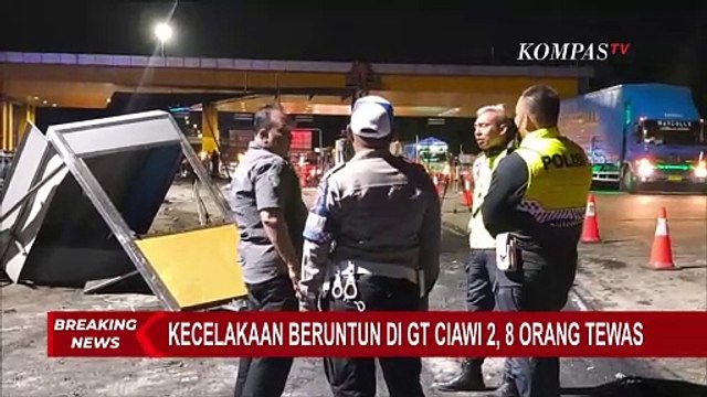 Kecelakaan Beruntun di Gerbang Tol Ciawi Bogor, 8 Orang Tewas