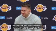 Lakers - Dončić : “J’aurais aimé que Kobe Bryant et Gigi soient là”