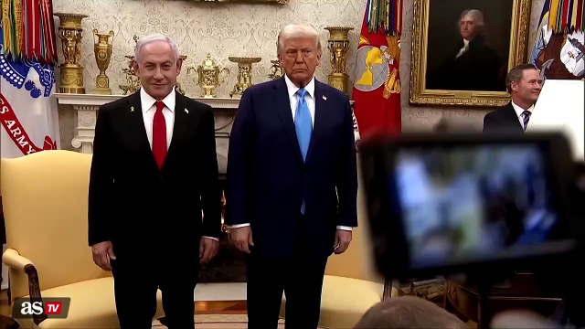 Trump says Iran 'very strong', vows to stop it gaining nuclear weapons in Netanyahu meeting